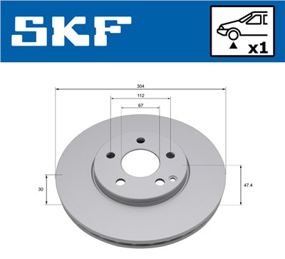 SKF VKBD 80668 V1