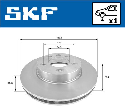 SKF VKBD 81057 V1
