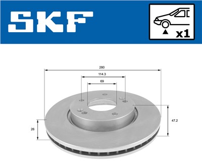 SKF VKBD 81089 V1