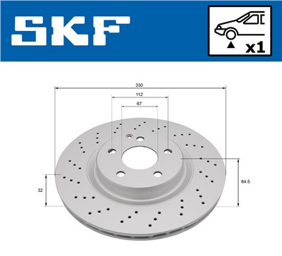 SKF VKBD 81239 V1