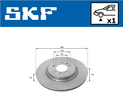SKF VKBD 81355 V1