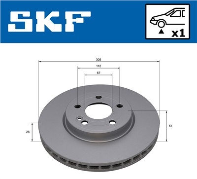 SKF VKBD 81382 V1
