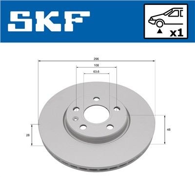 SKF VKBD 81400 V1