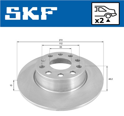 SKF VKBD 90041 S2 EAN: 7316581893591.