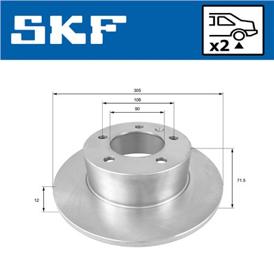 SKF VKBD 90048 S2 EAN: 7316581893676.