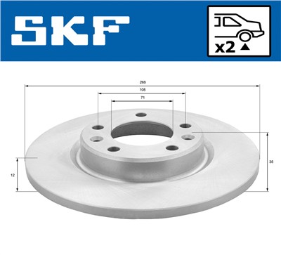 SKF VKBD 90087 S2 EAN: 7316581894093.