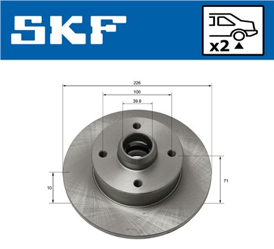 SKF VKBD 90105 S2 EAN: 7316581894291.