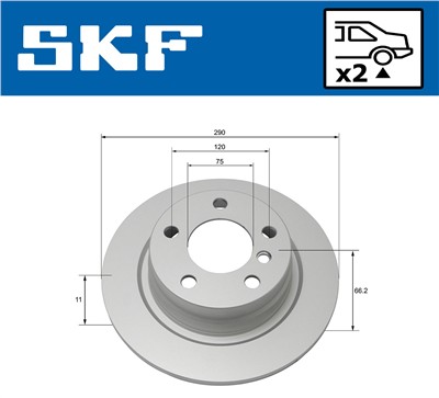 SKF VKBD 90107 S2 EAN: 7316581894314.