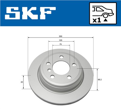 SKF VKBD 90120 V1 EAN: 7316581894444.