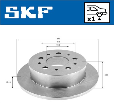 SKF VKBD 90131 S1 EAN: 7316581894567.
