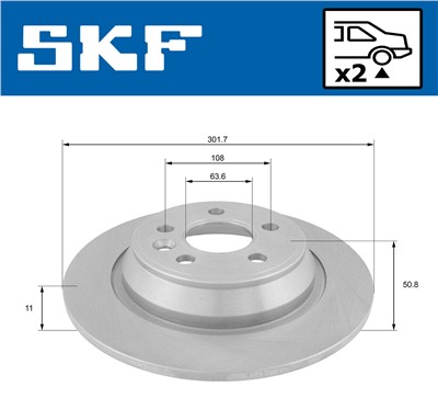 SKF VKBD 90132 S2 EAN: 7316581894574.