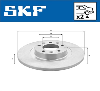 SKF VKBD 90155 S2