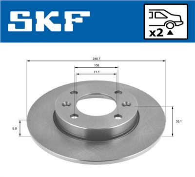 SKF VKBD 90188 S2 EAN: 7316581895199.