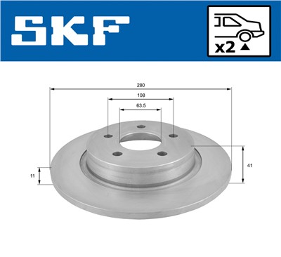 SKF VKBD 90203 S2 EAN: 7316581895366.