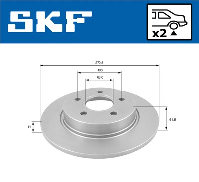 SKF VKBD 90364 S2