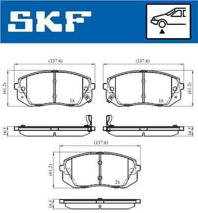 SKF VKBP 80106 A EAN: 7316581296781.