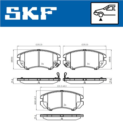 SKF VKBP 80258 A EAN: 7316581299911.