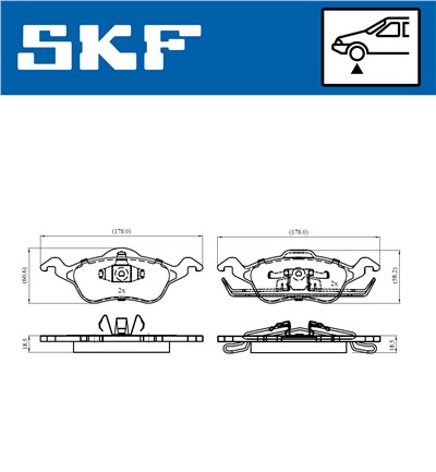 SKF VKBP 80260 EAN: 7316581299119.