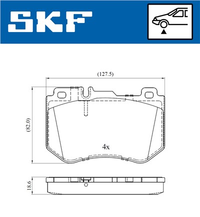 SKF VKBP 80287 EAN: 7316581297757.