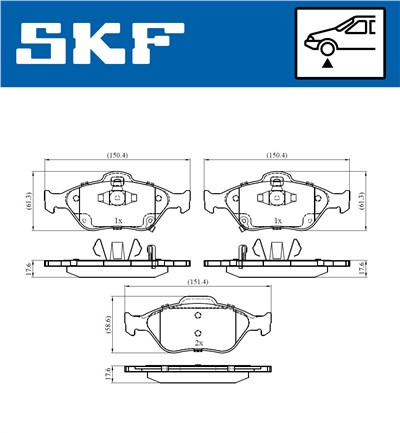SKF VKBP 80295 A EAN: 7316581300167.