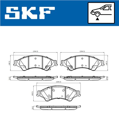 SKF VKBP 80310 A EAN: 7316581299690.