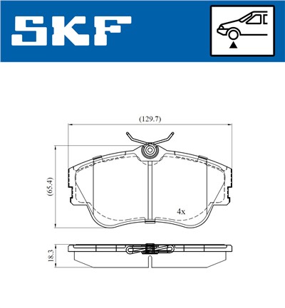 SKF VKBP 80321 EAN: 7316581298860.
