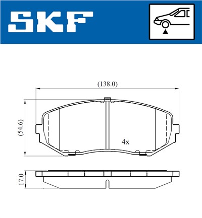 SKF VKBP 80417 A EAN: 7316581298082.