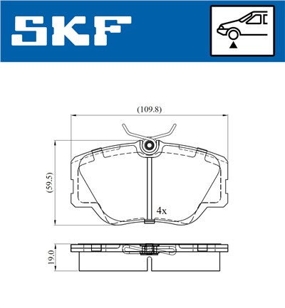 SKF VKBP 80431 EAN: 7316581300990.