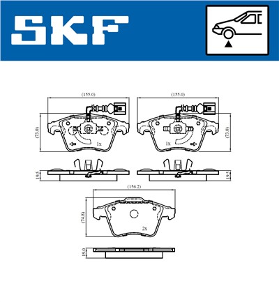 SKF VKBP 81040 E EAN: 7316581492664.