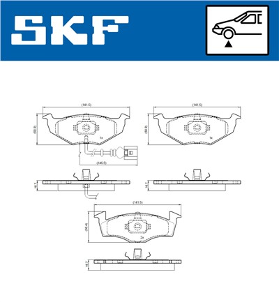SKF VKBP 81062 E EAN: 7316581492145.