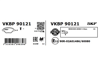 SKF VKBP 90121 EAN: 7316581298396.