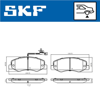 SKF VKBP 90164 E EAN: 7316581298815.