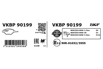 SKF VKBP 90199 EAN: 7316581299508.