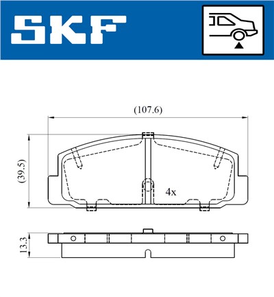 SKF VKBP 90255 EAN: 7316581299898.