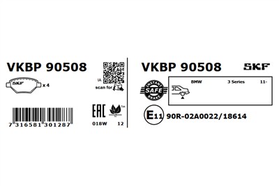 SKF VKBP 90508 EAN: 7316581301287.