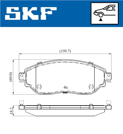 SKF VKBP 80012 EAN: 7316581296613.