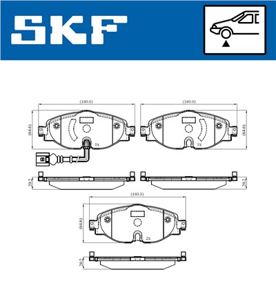 SKF VKBP 80018 E EAN: 7316581296118.