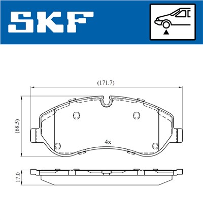 SKF VKBP 80029 E EAN: 7316581296927.