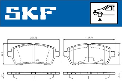 SKF VKBP 80031 EAN: 7316581296965.