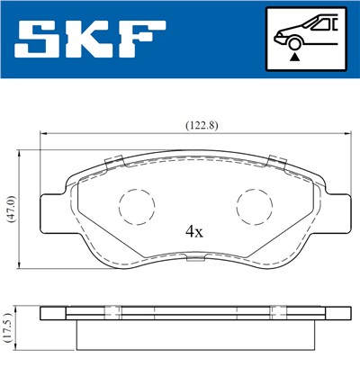 SKF VKBP 80037 EAN: 7316581296866.