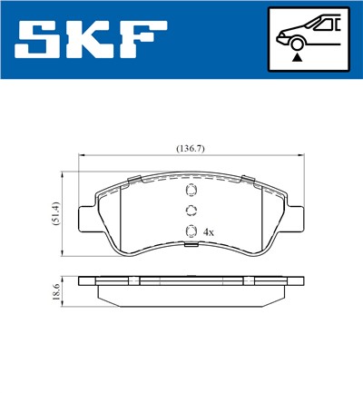 SKF VKBP 80040 EAN: 7316581297092.