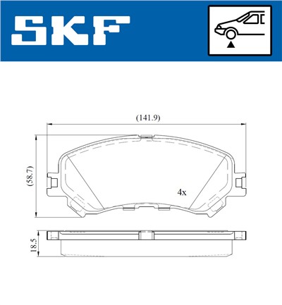 SKF VKBP 80076 EAN: 7316581297856.