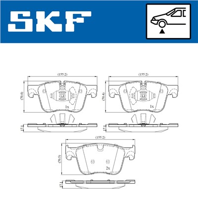SKF VKBP 80085 EAN: 7316581298099.