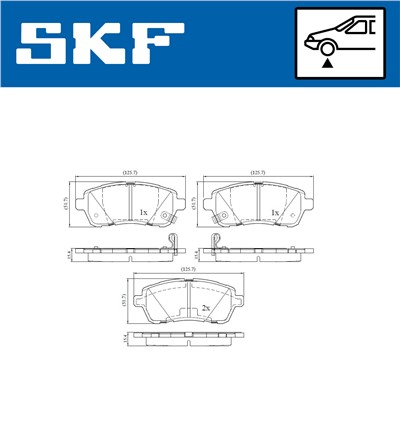 SKF VKBP 80096 A EAN: 7316581298259.