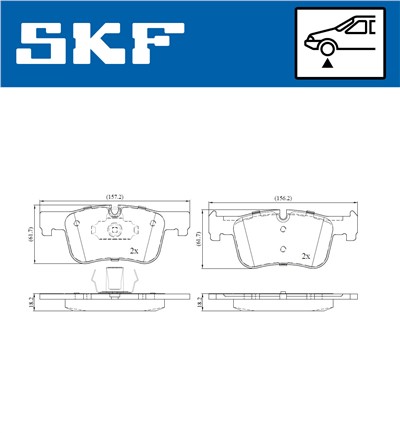 SKF VKBP 80122 EAN: 7316581297146.