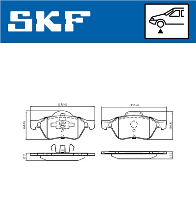 SKF VKBP 80127 EAN: 7316581297191.