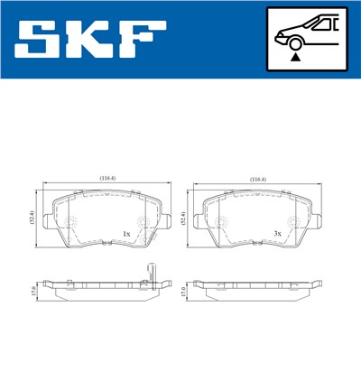 SKF VKBP 80128 A EAN: 7316581298785.