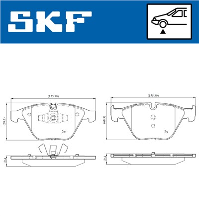 SKF VKBP 80159 EAN: 7316581298778.