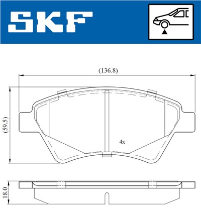 SKF VKBP 80163 EAN: 7316581299195.