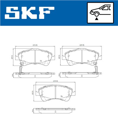 SKF VKBP 80167 A EAN: 7316581299249.